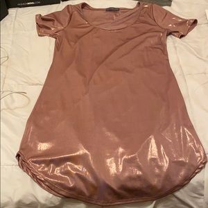 Rose gold dress